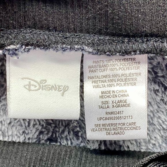 Women's Black and White Pajama Pants - Picture 9 of 14